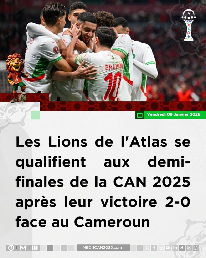 afcon 2025 : mbeumo déçu après l'élimination, le maroc se qualifie pour les demi-finales.