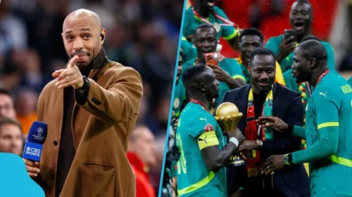 Thierry Henry évoquant une réforme de l'arbitrage avant la CAN 2025