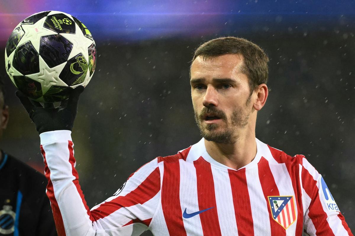 Antoine Griezmann sous le maillot de l’Atlético de Madrid