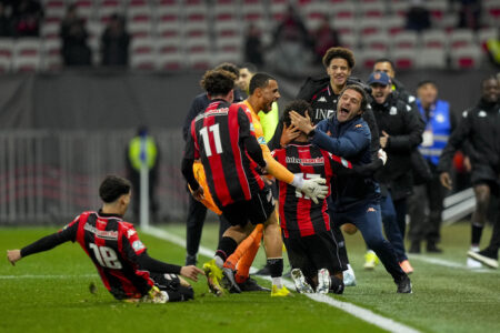 Match de Coupe de France entre Toulouse, Amiens, Paris FC, Lorient et Nice