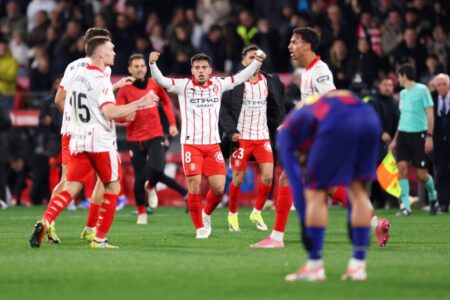 Hansi Flick réagit après la défaite du FC Barcelone face à Girona.