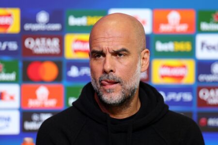 Pep Guardiola s’exprime avant le match Real Madrid contre Manchester City