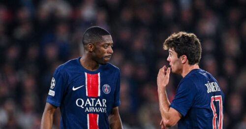 Ousmane Dembélé de retour dans le groupe avant le match contre Monaco