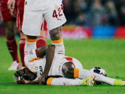 Victor Osimhen blessé au bras avec Galatasaray