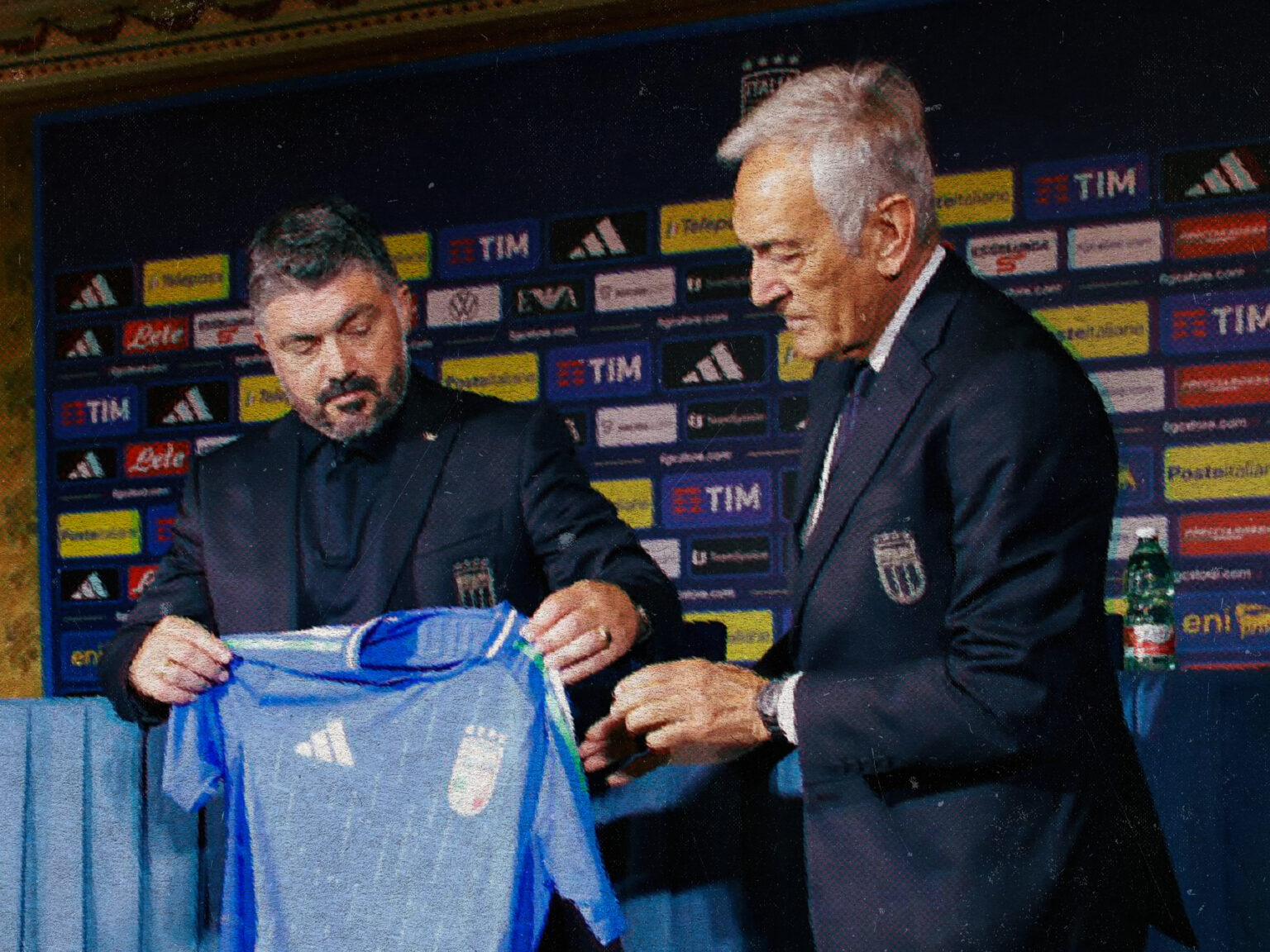 Gabriele Gravina et Gennaro Gattuso sous pression en Italie
