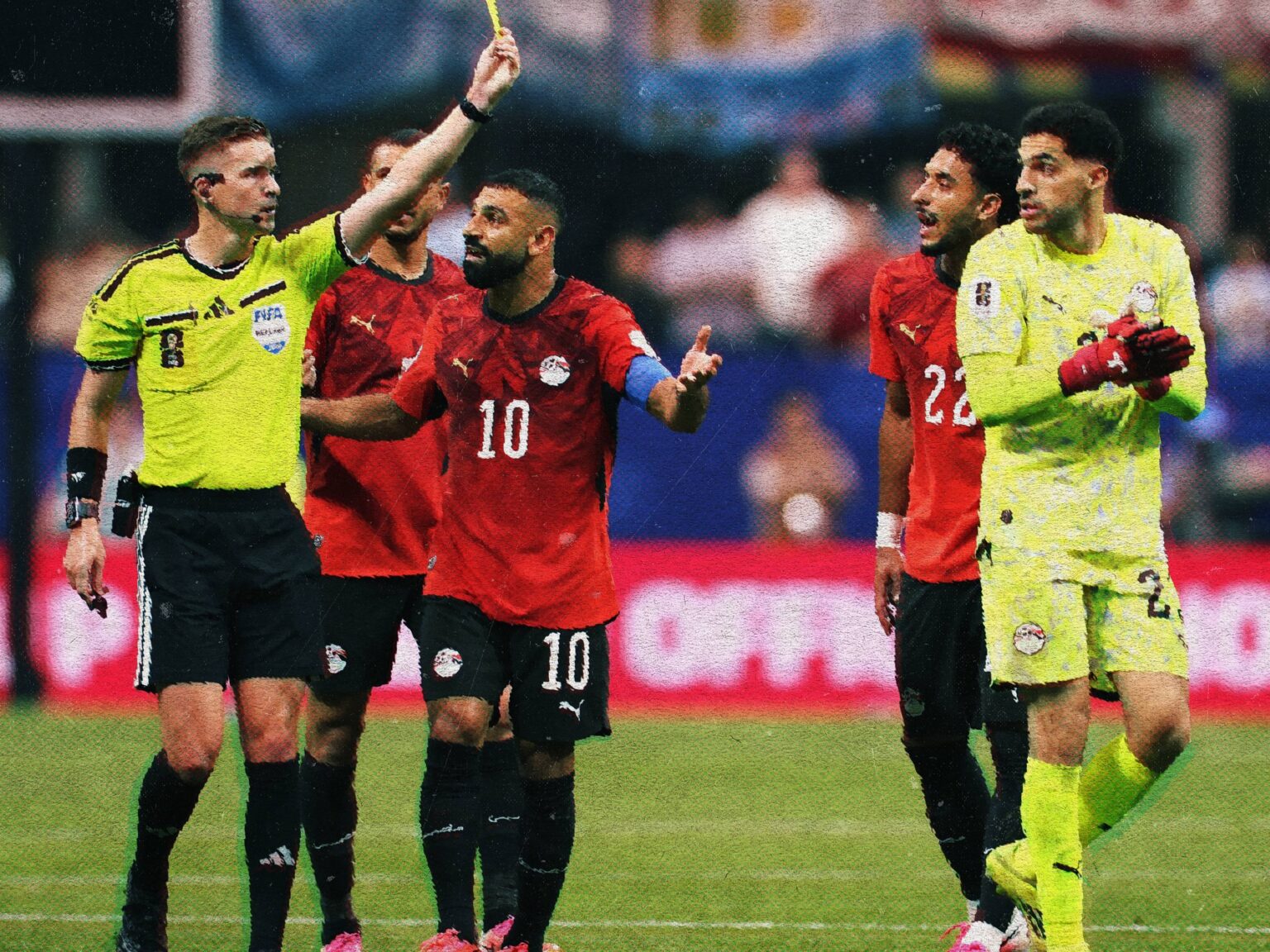 Les joueurs de l’Égypte contestent l’arbitrage de François Letexier après leur élimination en Coupe du Monde 2026.