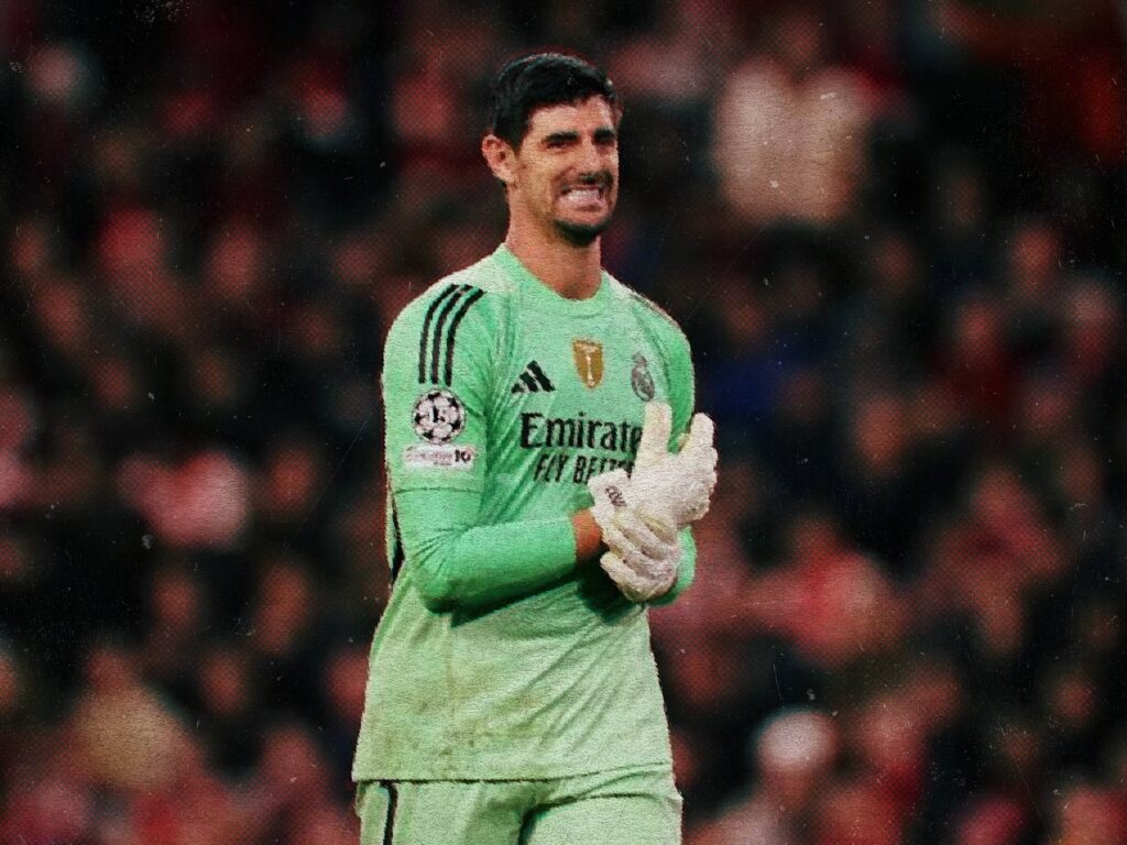 Andriy Lunin, gardien du Real Madrid, susceptible de remplacer Thibaut Courtois face au FC Barcelone.