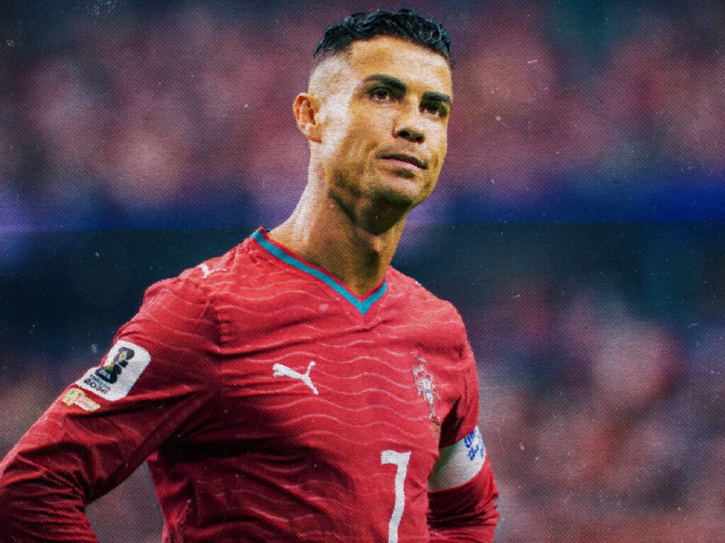 Cristiano Ronaldo et Jorge Jesus lors d’un rassemblement du Portugal.